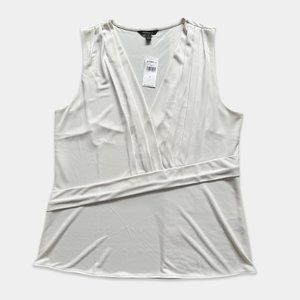 NEW Banana Republic White Sleeveless Top